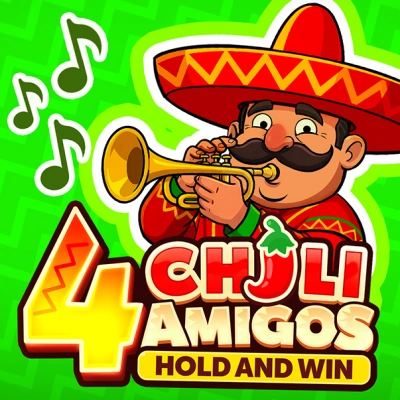 4 Chili Amigos: Hold and Win social slot